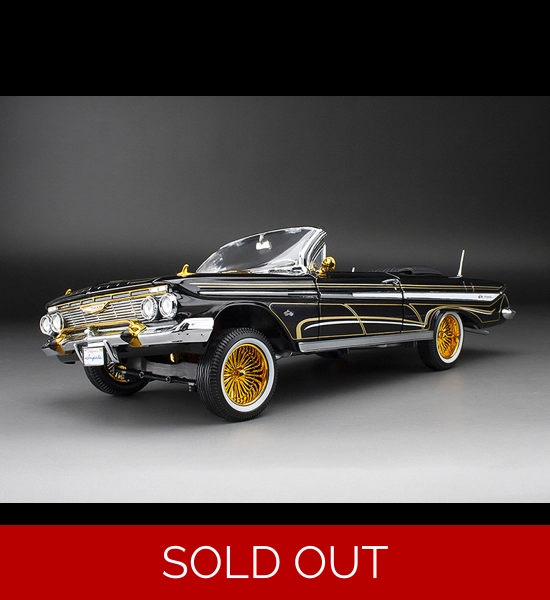 1961 Chevrolet Impala Lowrider Convertible 1/18 Diecast